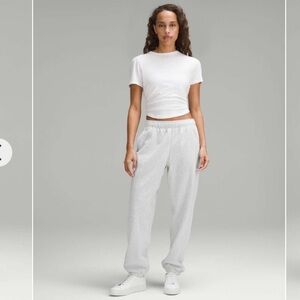 LULULEMON-Scuba Mid-Rise Oversized Jogger, size medium